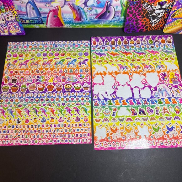 Lisa Frank Tikanni 2020 TriFold Art Case w/ Puzzles, Sticker Pad & Activity Lot - Picture 8 of 11